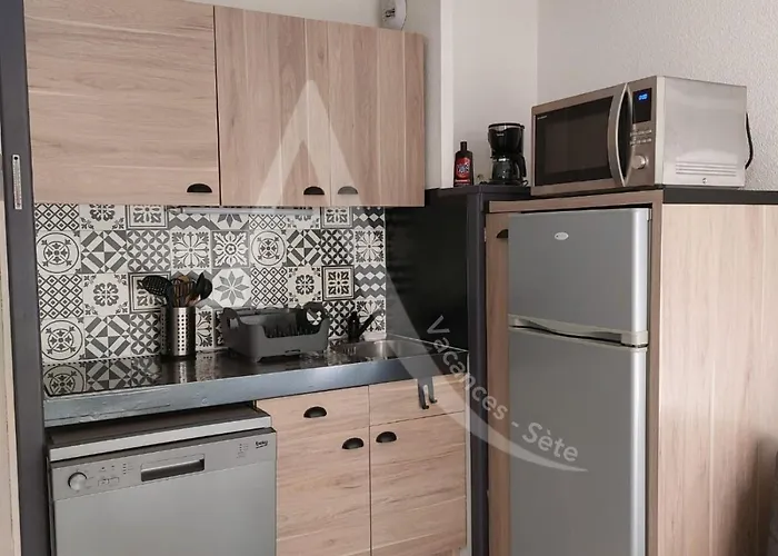 Beau T2 Moderne, Avec Piscine - Place De Parking Sète